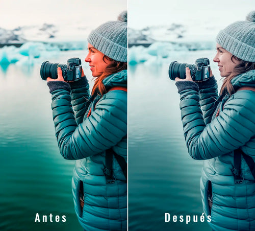 LUTs Invernales Azulados – 21 Tonos Fríos