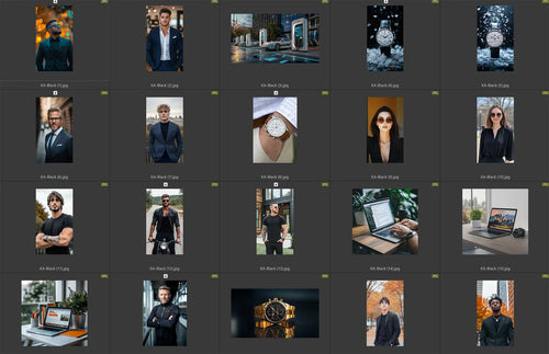 21 Presets Black para Lightroom y Photoshop