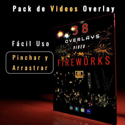 Pack videos fuegos artificiales