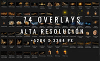  overlays hadas doradas 