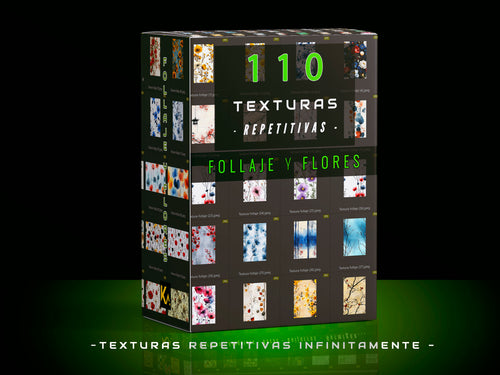 Pack-Texturas FOLLAJE y flores