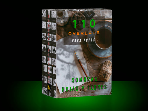 Pack OVERLAY SOMBRAS hojas y flores