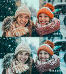 LUTs Invernales Azulados – 21 Tonos Fríos