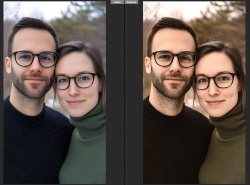 Preset Romantic AntesDespues 4