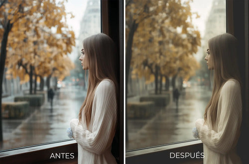 Preset antes y después nostálgico