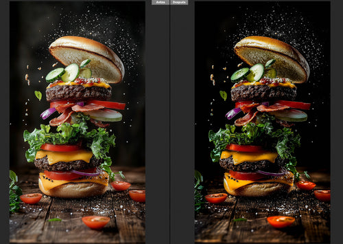 Preset dark food hamburguesa