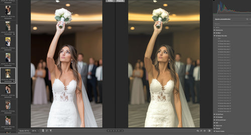 Presets bodas 2025 antes después 4