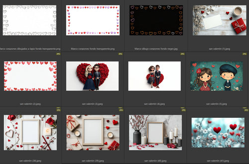 san valentin miniaturas