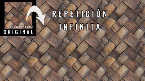 Textura cintas de madera entrelazada