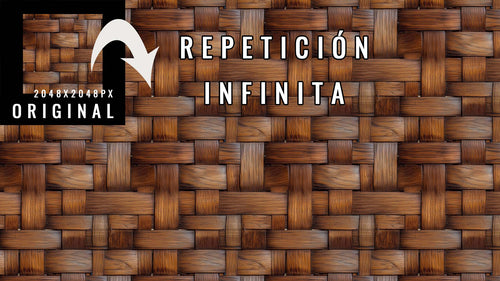 Textura madera trenzada