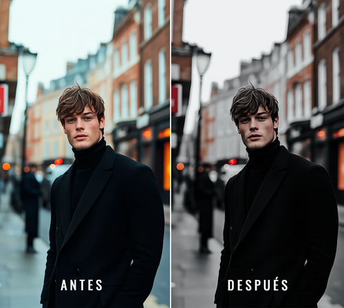 21 Presets Black para Lightroom y Photoshop