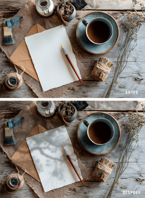 overlay hojas y flores antes y después 2