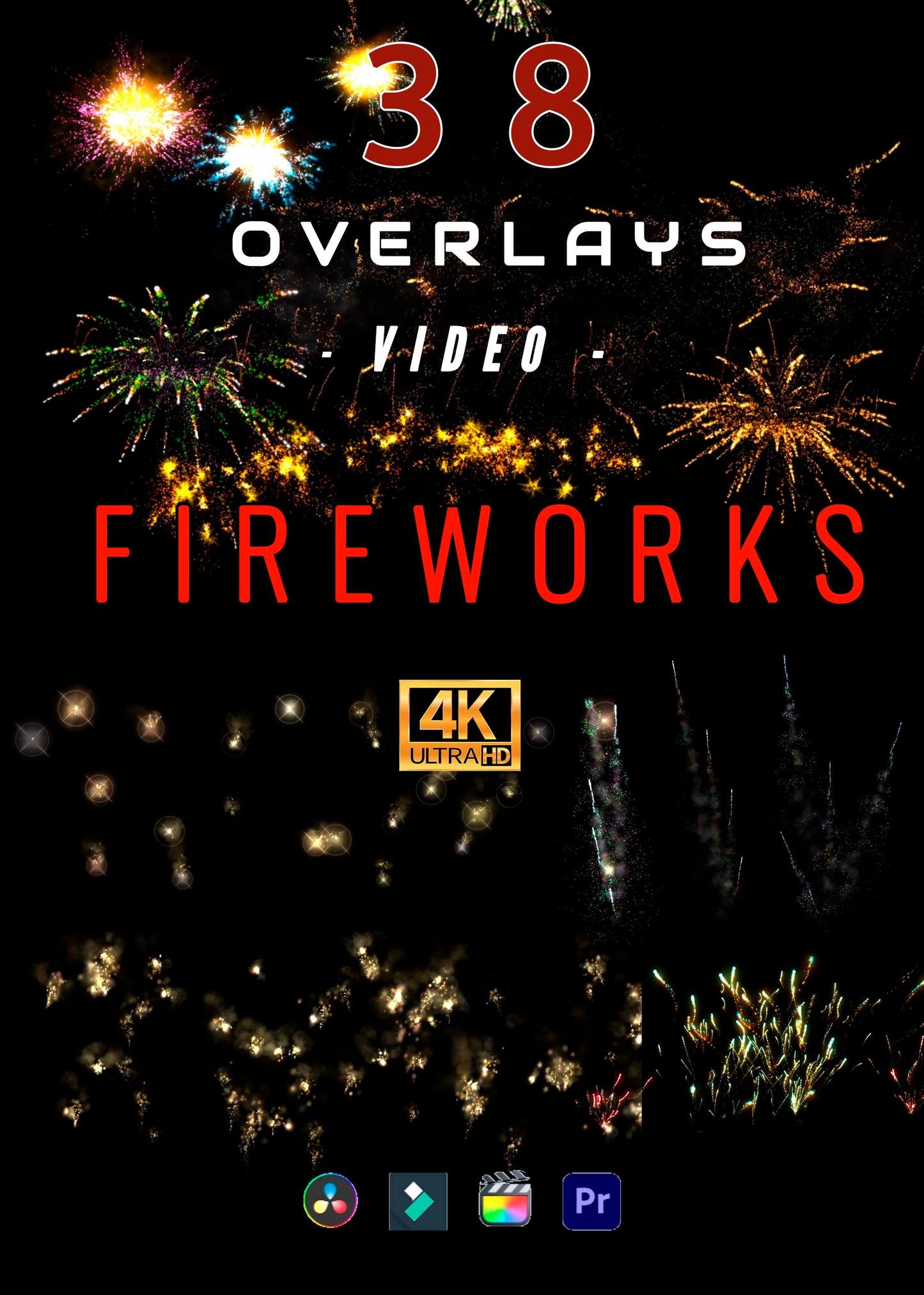 overlay videos fuegos artificiales