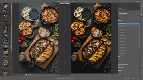 Camera RAw Preset Dark Food