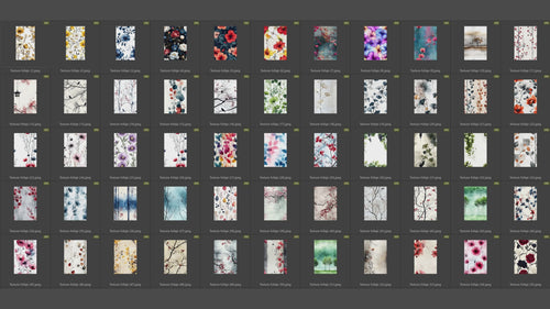 Video Pack Texturas papel pintado floral