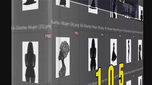 video horizontal siluetas mujer