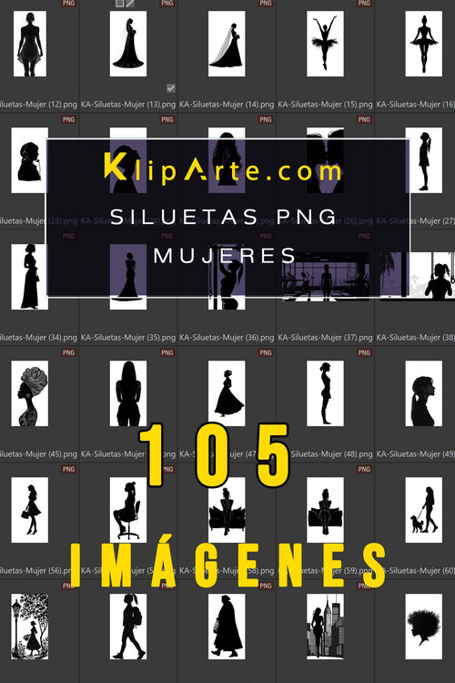portada vertical siluetas mujer